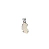 Zilveren hanger opaal (edel) | freeform gezet 1,7 x 1 cm Zilveren hanger opaal (edel) | freeform gezet 1,7 x 1 cm