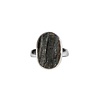 Zilveren ring toermalijn (zwart) maat 18 1/2 | ovaal ruw 1,9 x 1,2 cm Zilveren ring toermalijn (zwart) maat 18 1/2 | ovaal ruw 1,9 x 1,2 cm