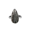 Zilveren ring toermalijn (zwart) maat 18 1/2 | druppel ruw 1,9 x 1,2 cm Zilveren ring toermalijn (zwart) maat 18 1/2 | druppel ruw 1,9 x 1,2 cm