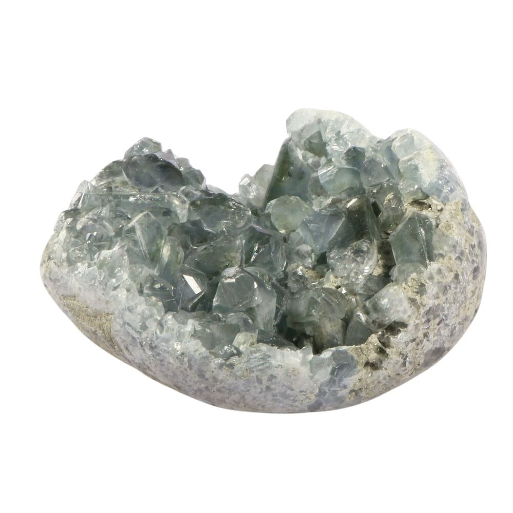 Celestien A-kwaliteit cluster hart 12 x 11,5 x 6,5 cm | 1222 gram