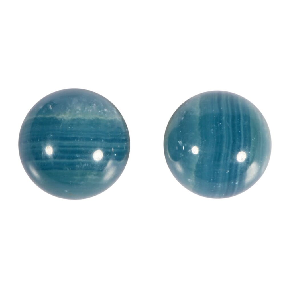 Aragoniet (blauw)  A-kwaliteit bol 32 - 35 mm