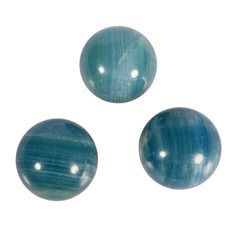 Aragoniet (blauw) A-kwaliteit bol 35 - 39 mm