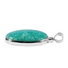 Zilveren hanger amazoniet | ovaal 2,7 x 1,9 cm Zilveren hanger amazoniet | ovaal 2,7 x 1,9 cm