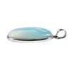 Zilveren hanger larimar | ovaal 3,9 x 2,2 cm Zilveren hanger larimar | ovaal 3,9 x 2,2 cm