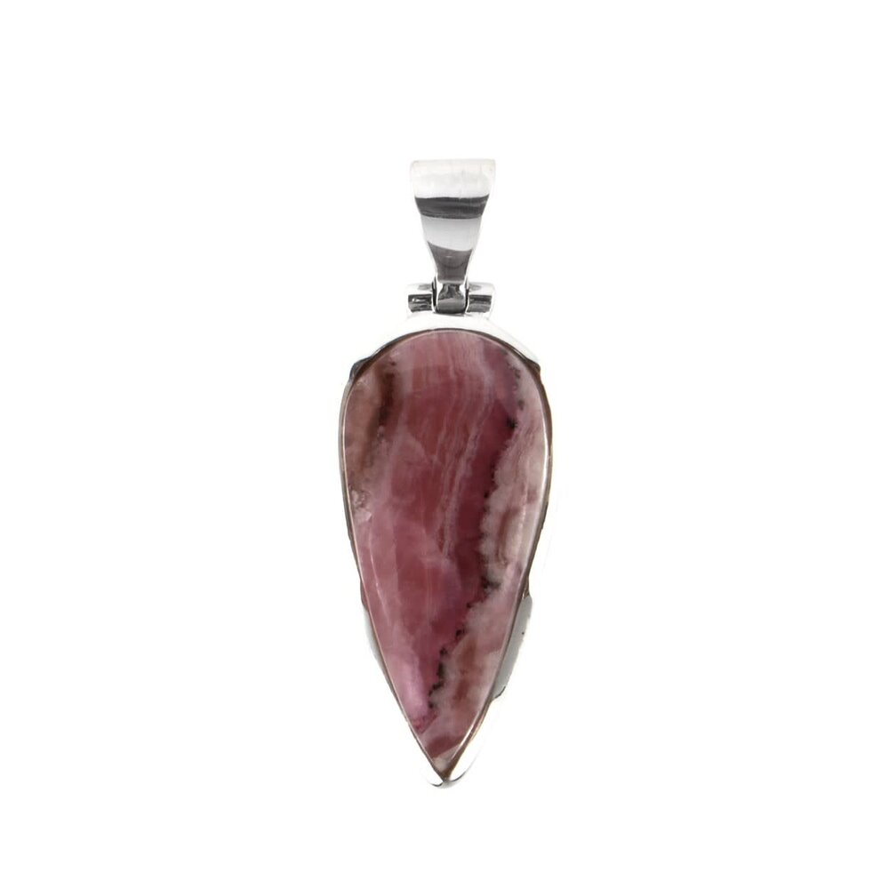 Zilveren hanger calciet (cobalto) A-kwaliteit | druppel 2,9 x 1,4 cm Zilveren hanger calciet (cobalto) A-kwaliteit | druppel 2,9 x 1,4 cm