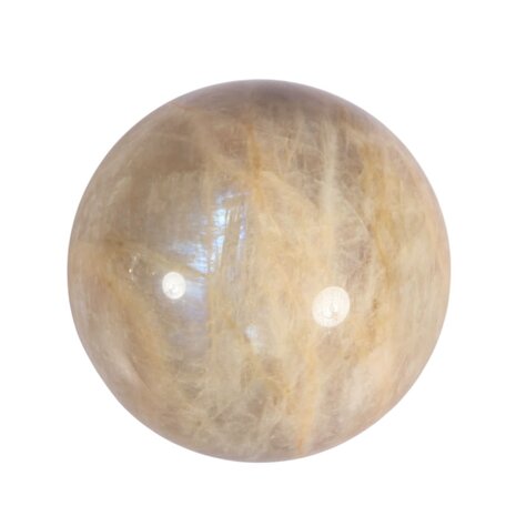 Maansteen (blauw) bol 71 mm | 496 gram