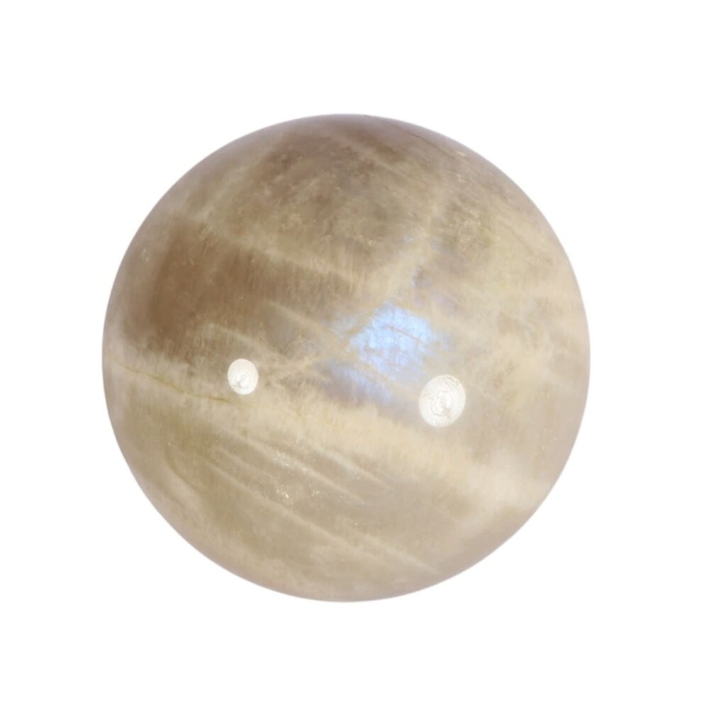 Maansteen (blauw) bol 62 mm | 331 gram