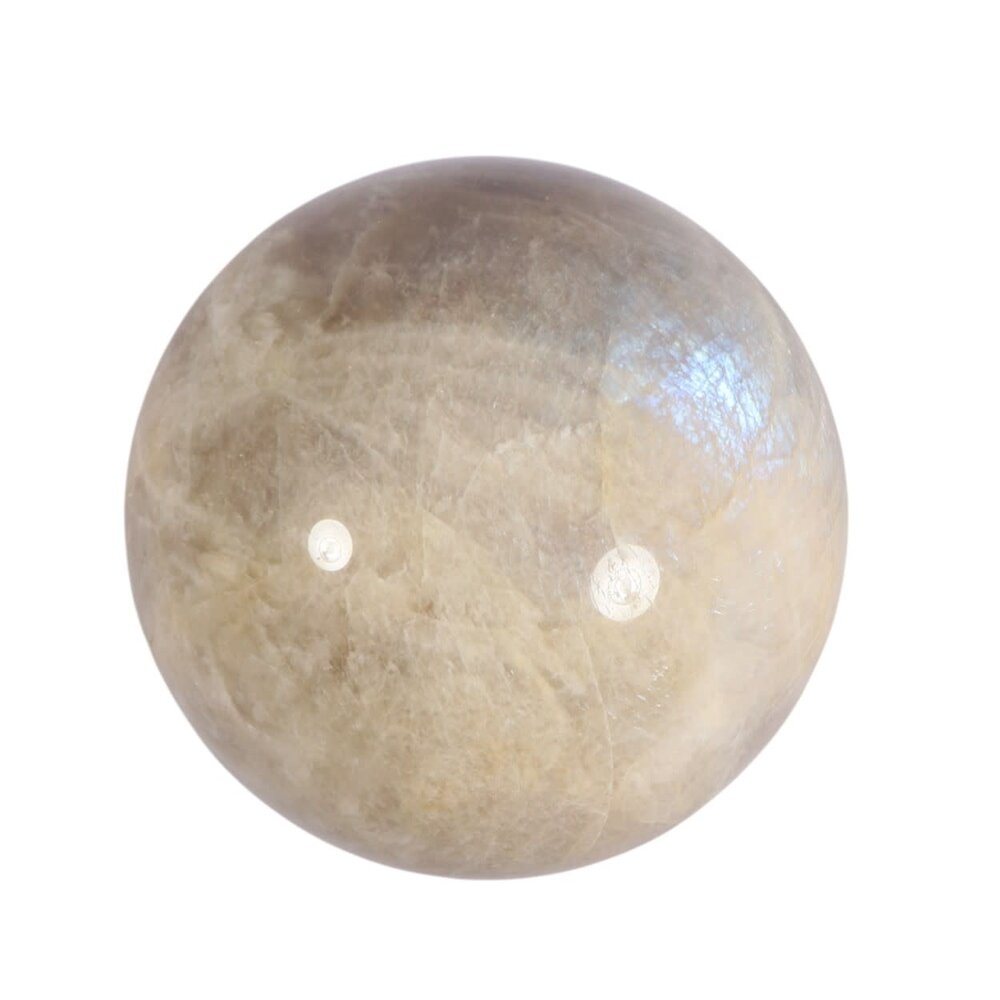 Maansteen (blauw) bol 62 mm | 485 gram