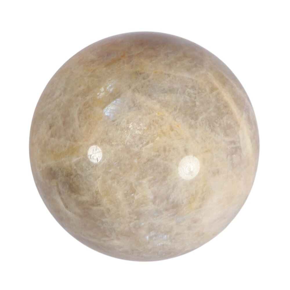 Maansteen (blauw) bol 62 mm | 485 gram