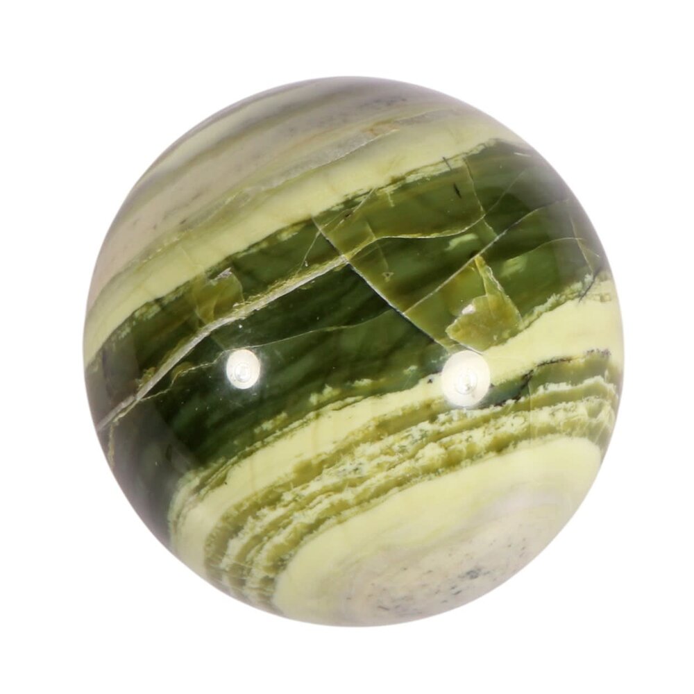 Serpentijn bol 67 mm | 392 gram