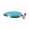 Zilveren hanger smithsoniet (blauw) | druppel 3 x 1,9 cm Zilveren hanger smithsoniet (blauw) | druppel 3 x 1,9 cm