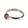 Zilveren ring toermalijn (roze) maat 17 1/2 | rond 5 mm Zilveren ring toermalijn (roze) maat 17 1/2 | rond 5 mm