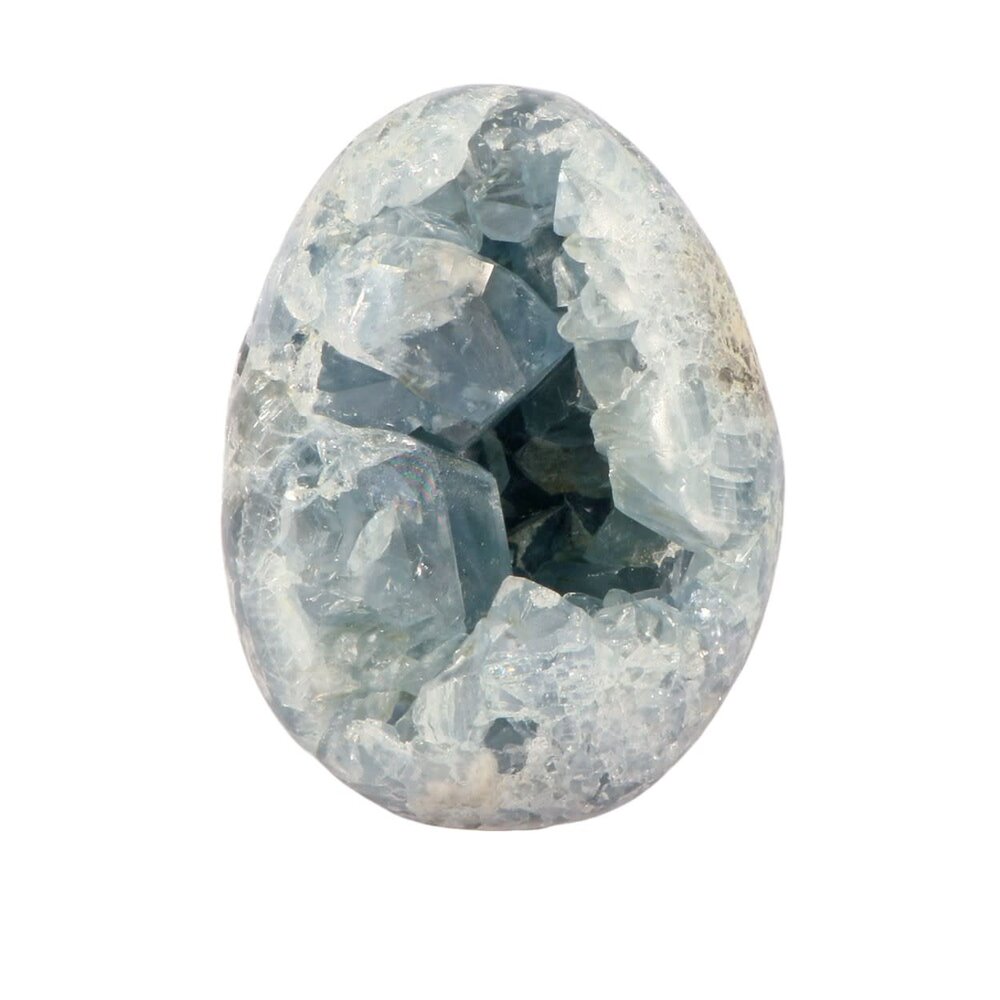 Celestien A-kwaliteit edelsteen ei 10 x 7,5 x 6 cm | 764 gram Celestien A-kwaliteit edelsteen ei 10 x 7,5 x 6 cm | 764 gram