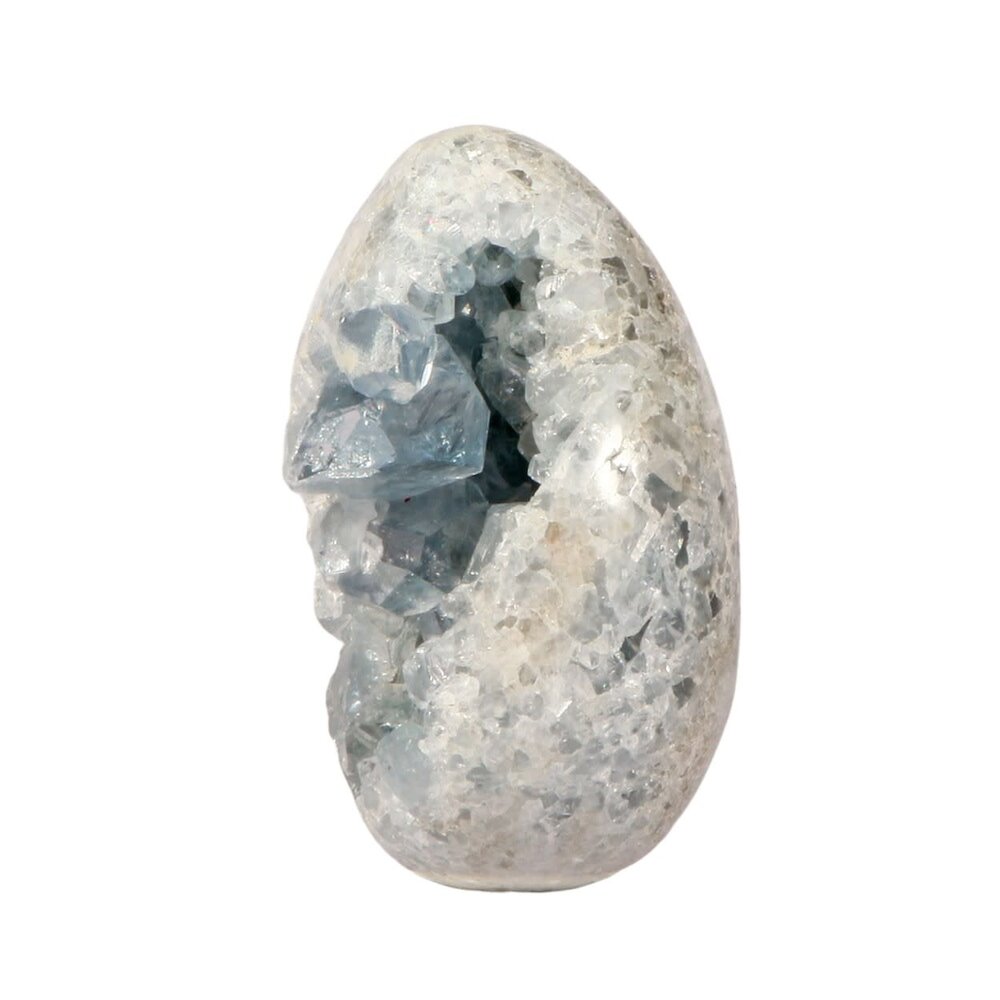 Celestien A-kwaliteit edelsteen ei 7,5 x 5,5 x 5 cm | 378 gram Celestien A-kwaliteit edelsteen ei 7,5 x 5,5 x 5 cm | 378 gram