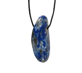 Lapis lazuli (Inca) hanger doorboord