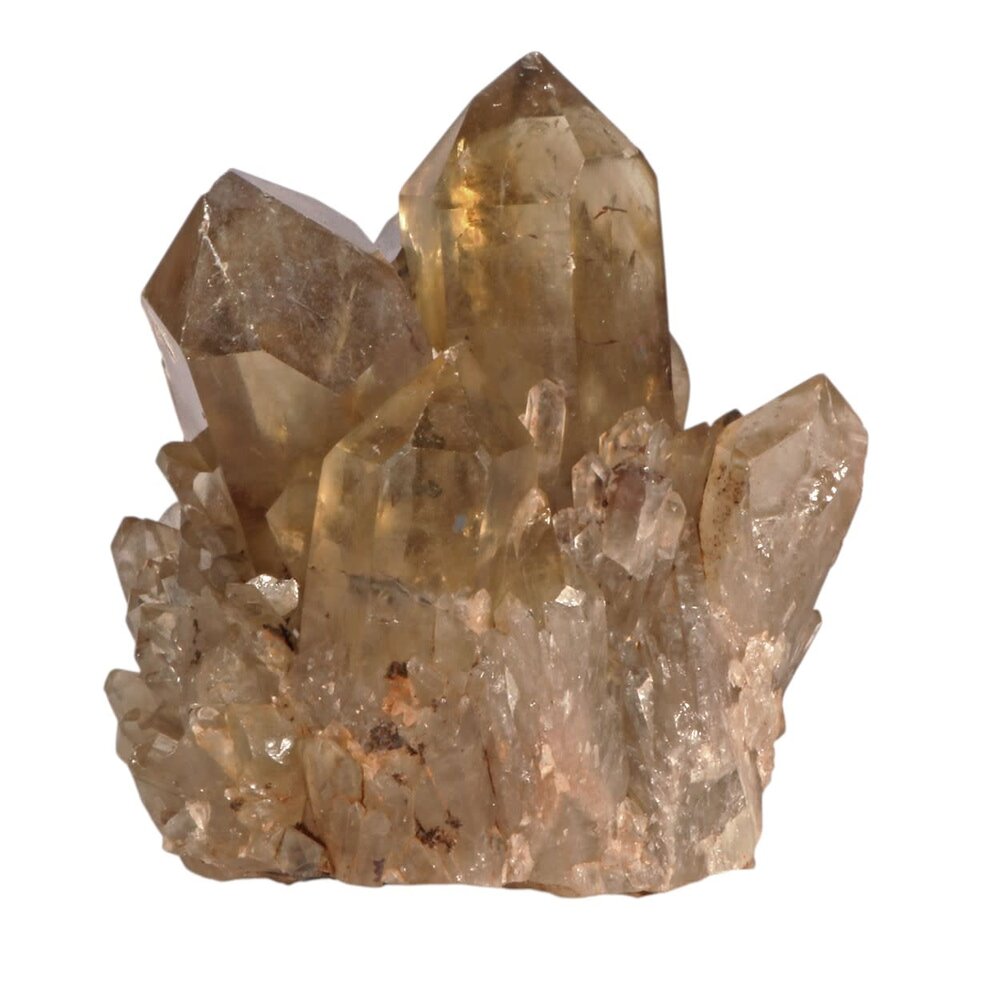 Citrien (kundalini) cluster 6 x 6 x 7,5 cm | 336 gram Citrien (kundalini) cluster 6 x 6 x 7,5 cm | 336 gram