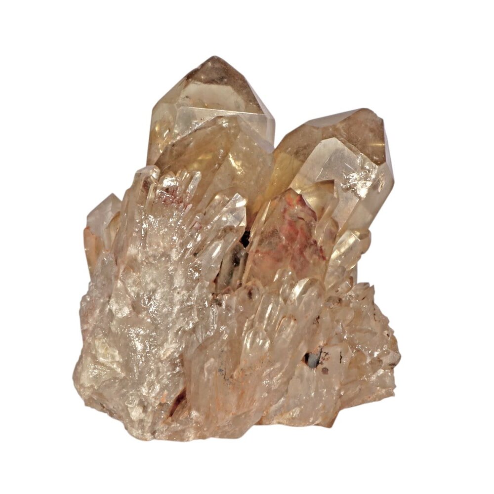 Citrien (kundalini) cluster 6 x 6 x 7,5 cm | 336 gram Citrien (kundalini) cluster 6 x 6 x 7,5 cm | 336 gram