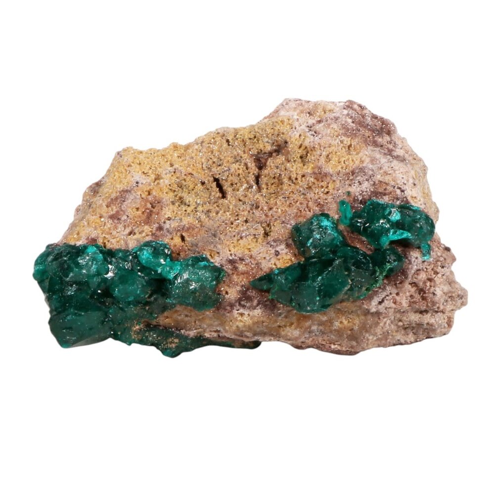 Dioptaas A-kwaliteit kristallen op matrix 6,5 x 4 x 4 cm | 80 gram Dioptaas A-kwaliteit kristallen op matrix 6,5 x 4 x 4 cm | 80 gram