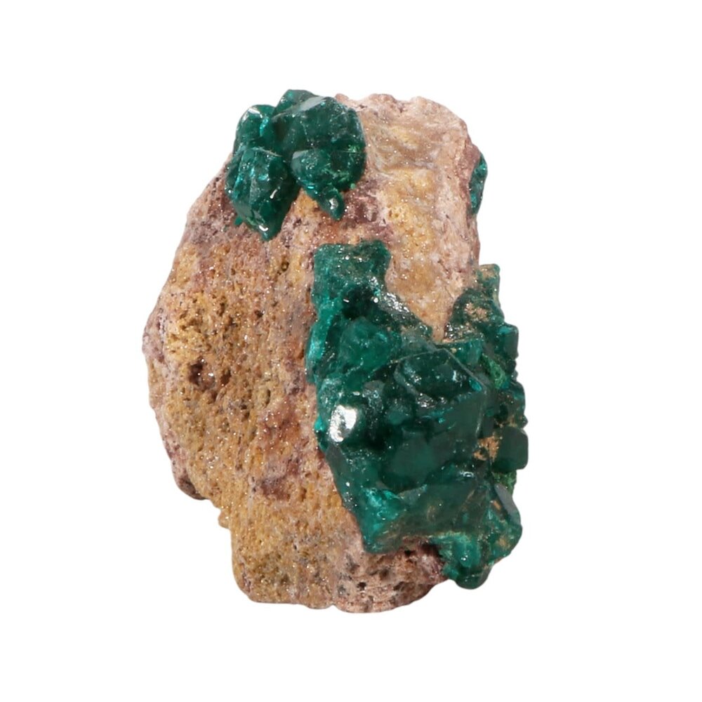 Dioptaas A-kwaliteit kristallen op matrix 6,5 x 4 x 4 cm | 80 gram Dioptaas A-kwaliteit kristallen op matrix 6,5 x 4 x 4 cm | 80 gram