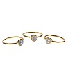 Gold filled ring labradoriet maat 18 | hartje 6 x 5 mm Gold filled ring labradoriet maat 18 | hartje 6 x 5 mm