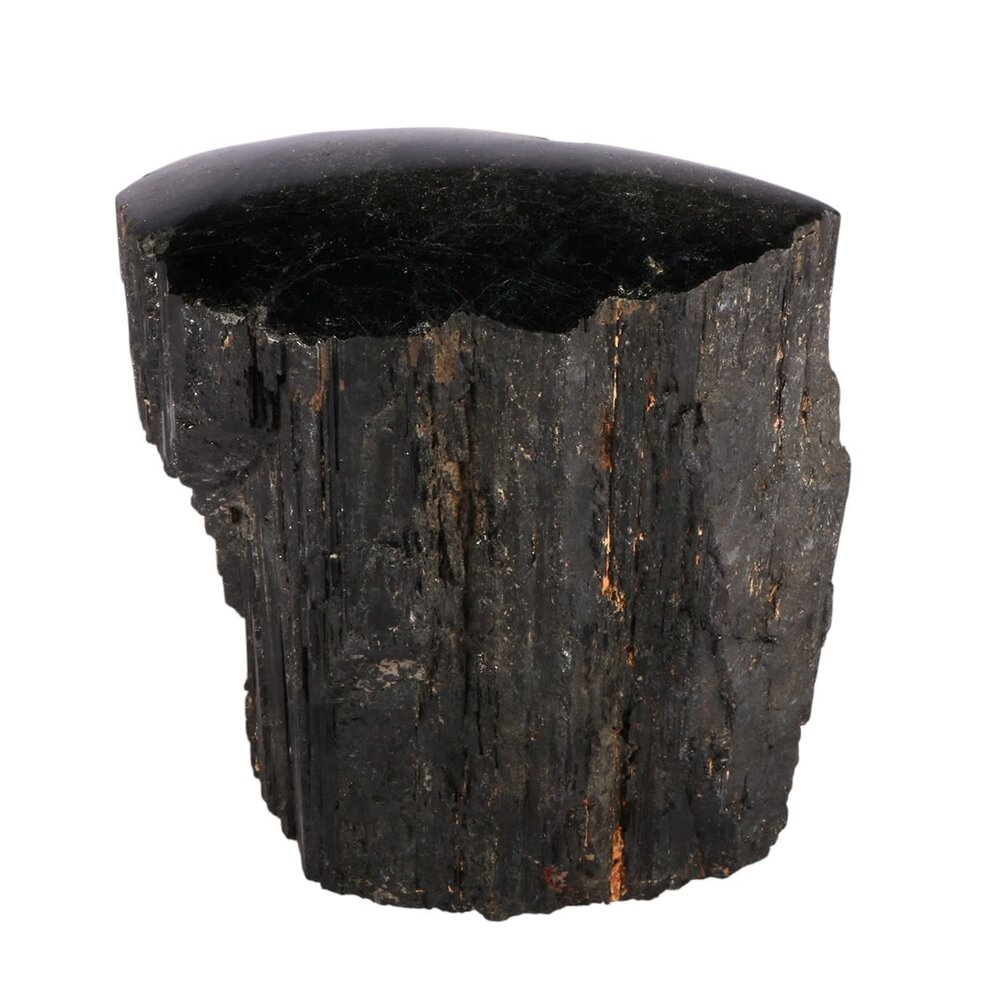 Toermalijn (zwart) 1 zijde gepolijst staand 10,5 x 9,5 x 5,5 cm | 834 gram Toermalijn (zwart) 1 zijde gepolijst staand 10,5 x 9,5 x 5,5 cm | 834 gram
