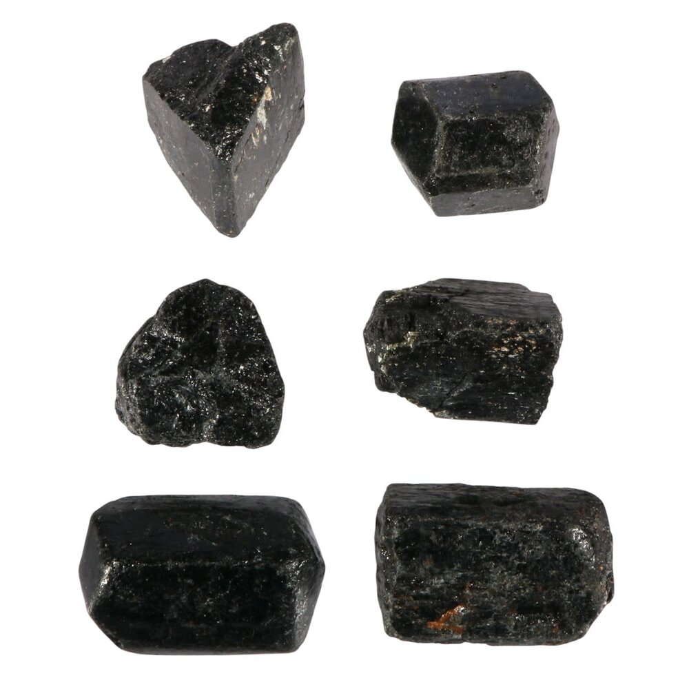Toermalijn (zwart) ruw 25 - 50 gram Toermalijn (zwart) ruw 25 - 50 gram