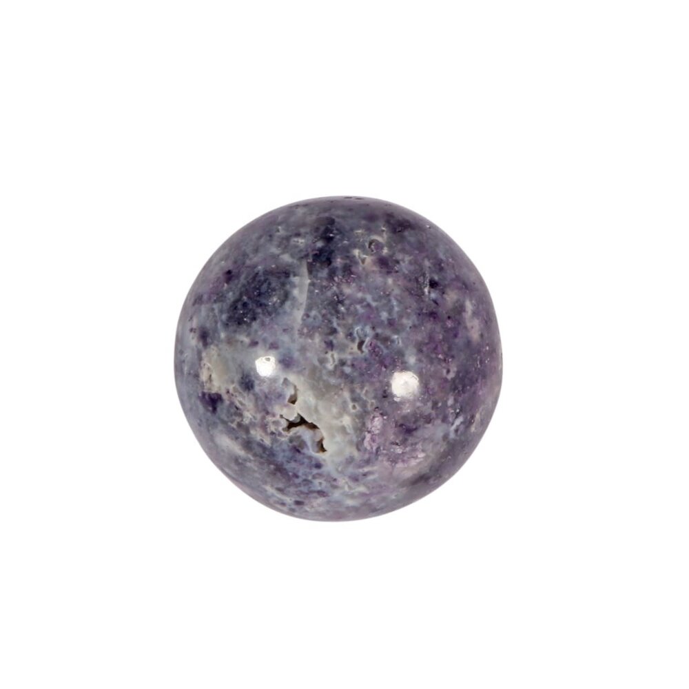 Matlali (fluoriet met kyaniet) bol 46 mm | 131 gram