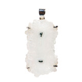 Zilveren hanger anandaliet | gezet 4,5 x 2,6 cm Zilveren hanger anandaliet | gezet 4,5 x 2,6 cm