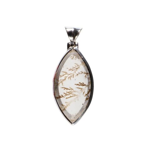 Zilveren hanger golden healer (limonietkwarts) | markies 2,9 x 1,5 cm Zilveren hanger golden healer (limonietkwarts) | markies 2,9 x 1,5 cm