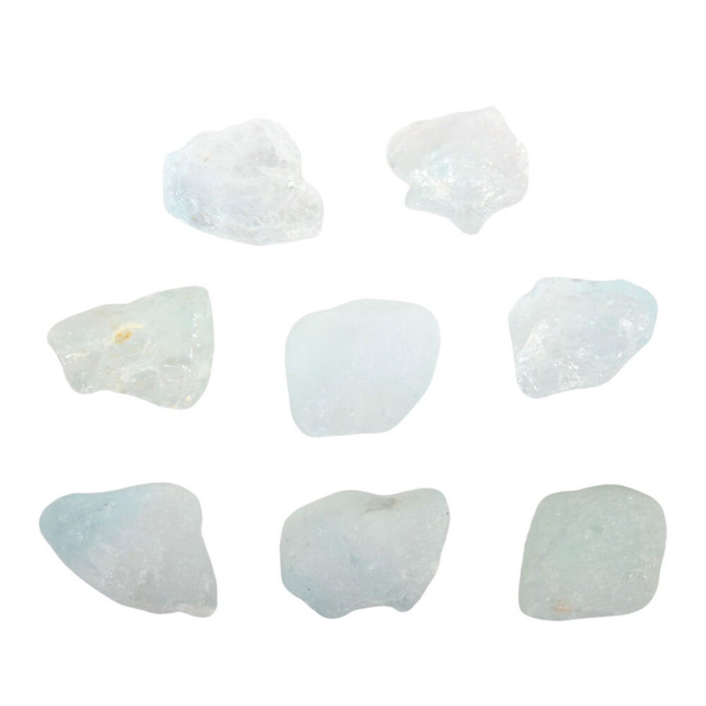 Topaas (blauw) ruw 2 - 5 gram