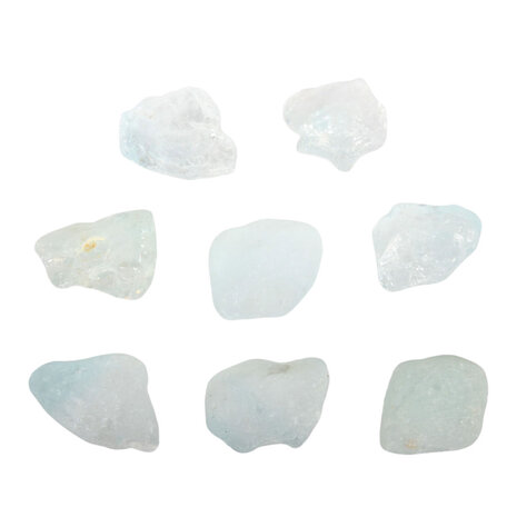 Topaas (blauw) ruw 2 - 5 gram