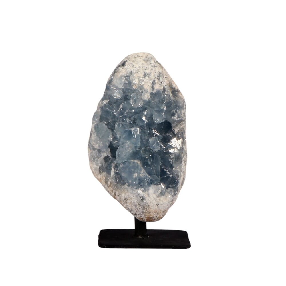 Celestien cluster op standaard 8,5 x 5 x 5,5 cm | 430 gram