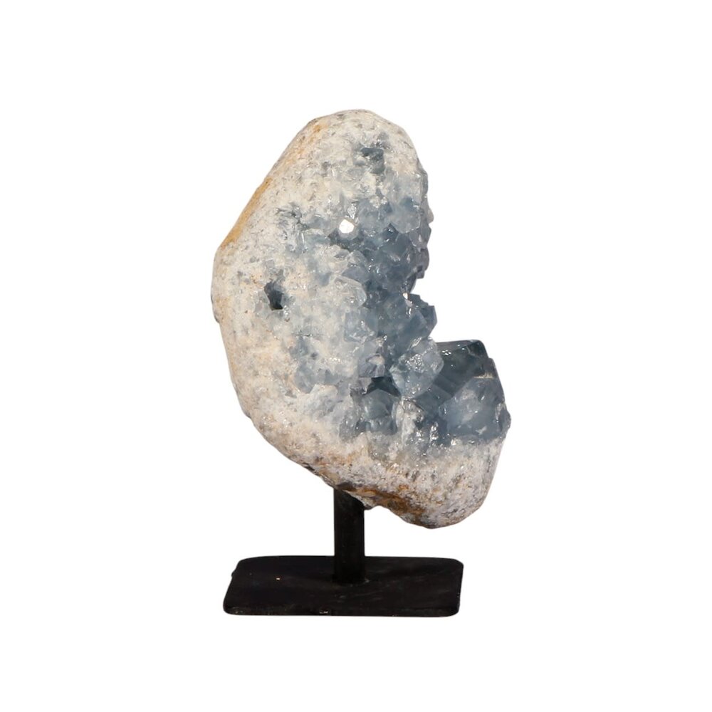 Celestien cluster op standaard 8,5 x 5 x 5,5 cm | 430 gram