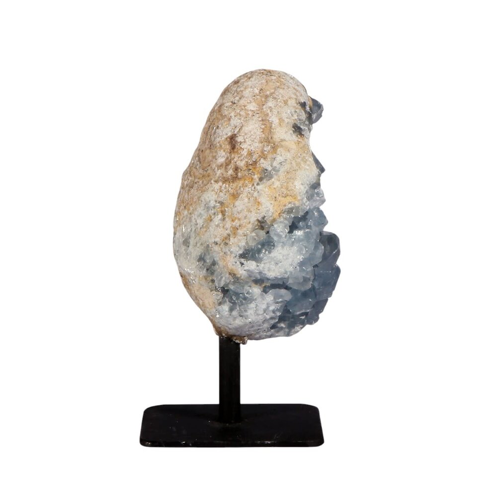 Celestien cluster op standaard 8 x 6,5 x 5 cm | 464 gram