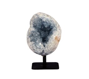 Celestien cluster op standaard 8 x 6,5 x 5 cm | 498 gram Celestien cluster op standaard 8 x 6,5 x 5 cm | 498 gram