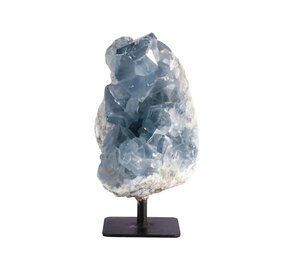 Celestien cluster op standaard 12 x 7 x 6,5 cm | 876 gram Celestien cluster op standaard 12 x 7 x 6,5 cm | 876 gram
