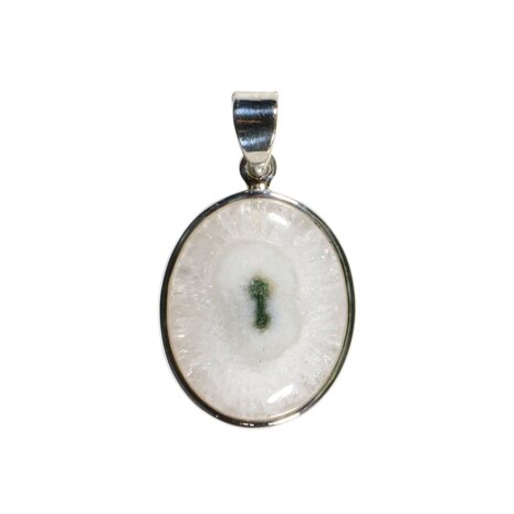 Zilveren hanger anandaliet | ovaal 1,9 x 3,6 cm Zilveren hanger anandaliet | ovaal 1,9 x 3,6 cm