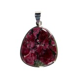 Zilveren hanger eudialiet | ovaal 3,1 x 2,8 cm Zilveren hanger eudialiet | ovaal 3,1 x 2,8 cm