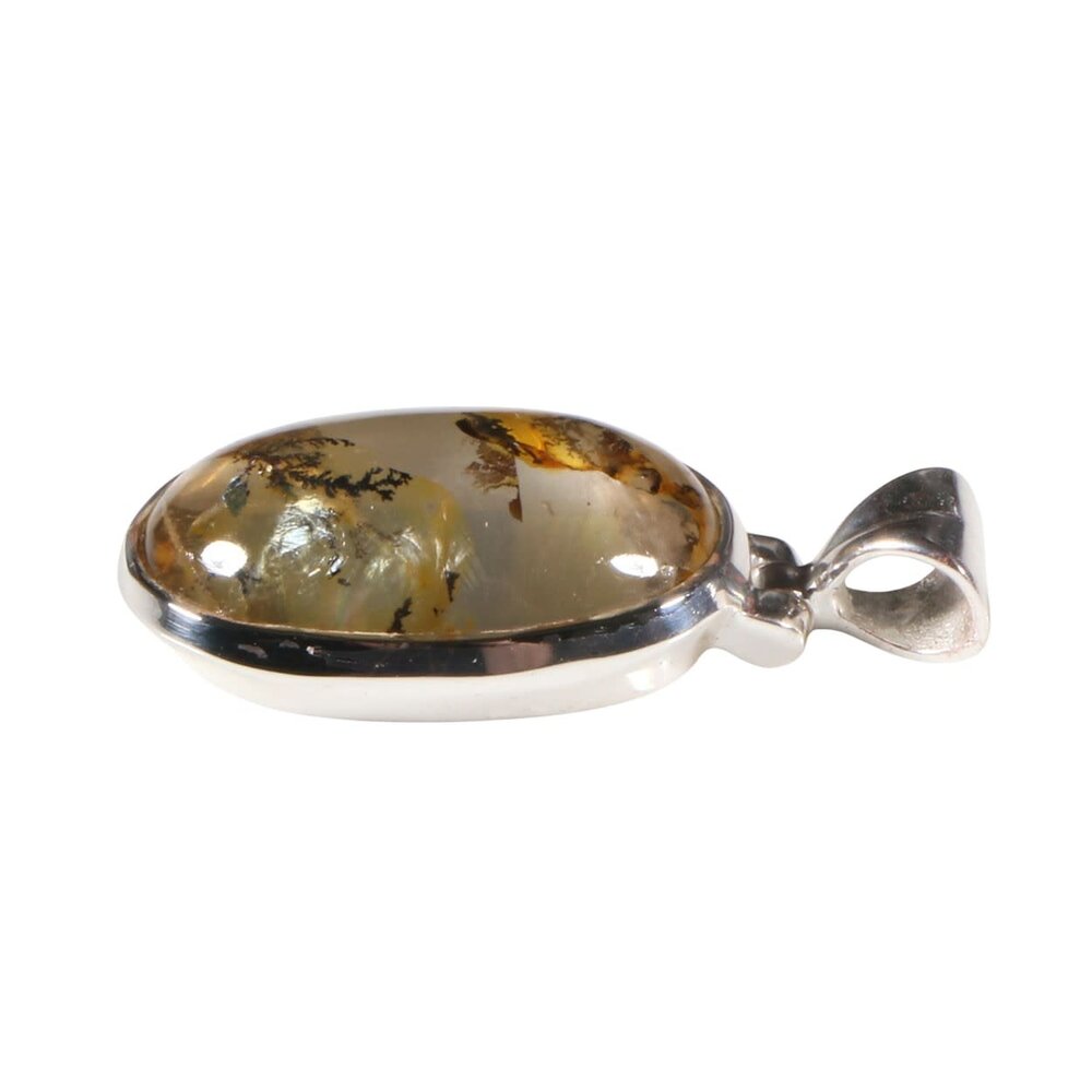 Zilveren hanger golden healer (limonietkwarts) | ovaal 1,9 x 1,2 cm Zilveren hanger golden healer (limonietkwarts) | ovaal 1,9 x 1,2 cm