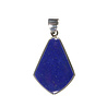 Zilveren hanger lapis lazuli | druppel 3 x 2,2 cm Zilveren hanger lapis lazuli | druppel 3 x 2,2 cm