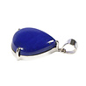 Zilveren hanger lapis lazuli | gezet 2,2 x 1,9 cm Zilveren hanger lapis lazuli | gezet 2,2 x 1,9 cm