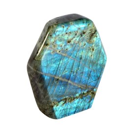 Labradoriet (blauw) sculptuur 13,4 x 11,8 x 4 cm | 1149 gram Labradoriet (blauw) sculptuur 13,4 x 11,8 x 4 cm | 1149 gram