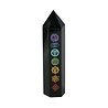 Obsidiaan (zwart) chakra punt geslepen 9 - 10 cm Obsidiaan (zwart) chakra punt geslepen 9 - 10 cm