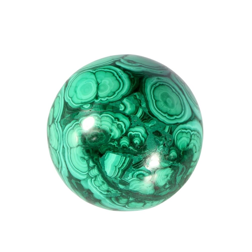 Malachiet bol 51 mm | 333 gram Malachiet bol 51 mm | 333 gram