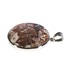 Zilveren hanger koper met dolomiet | rond 3,2 cm Zilveren hanger koper met dolomiet | rond 3,2 cm