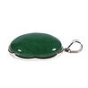 Zilveren hanger aventurijn | ovaal 3,4 x 2,5 cm Zilveren hanger aventurijn | ovaal 3,4 x 2,5 cm