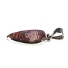 Zilveren hanger agaat (kant) | druppel 2,5 x 1,2 cm Zilveren hanger agaat (kant) | druppel 2,5 x 1,2 cm