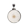 Zilveren hanger anandaliet | rond 2,7 cm Zilveren hanger anandaliet | rond 2,7 cm