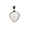 Zilveren hanger anandaliet | druppel 2 x 1,9 cm Zilveren hanger anandaliet | druppel 2 x 1,9 cm