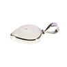 Zilveren hanger anandaliet | druppel 2 x 1,9 cm Zilveren hanger anandaliet | druppel 2 x 1,9 cm